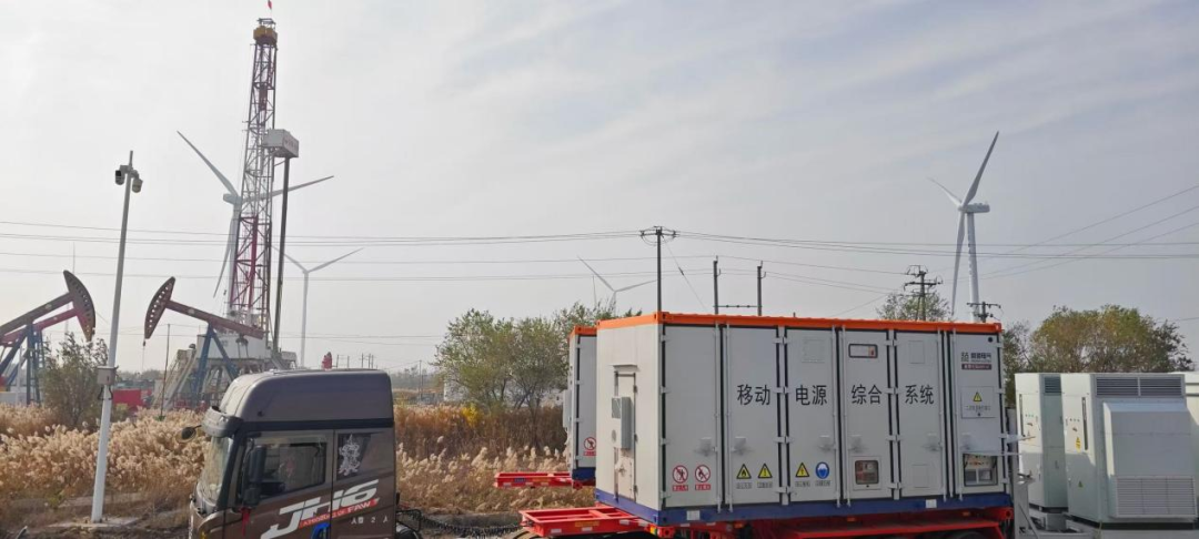 z6com·尊龙电气中石油渤海钻探第一钻井公司五厂西36-10-7H井场移动储能供电项目正式投运